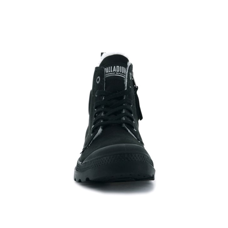 Pánské Boty Palladium Pampa Hi Zip WL Černé | CZ DXN-53P